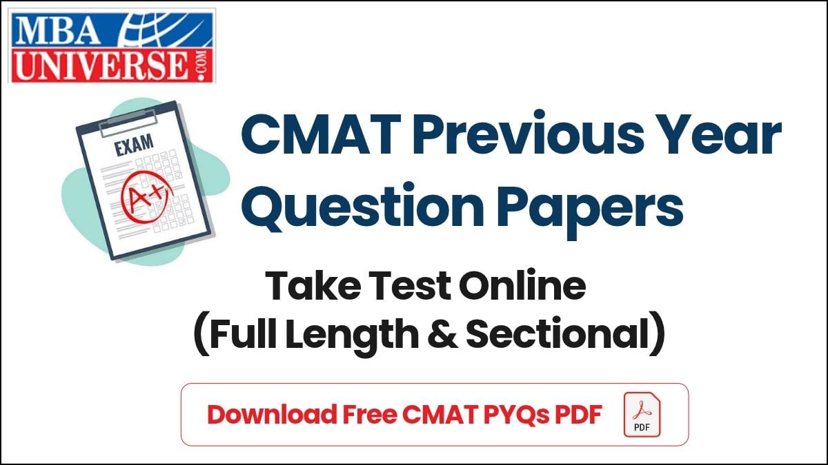 CMAT Previous Year Paper with Solutions PDF