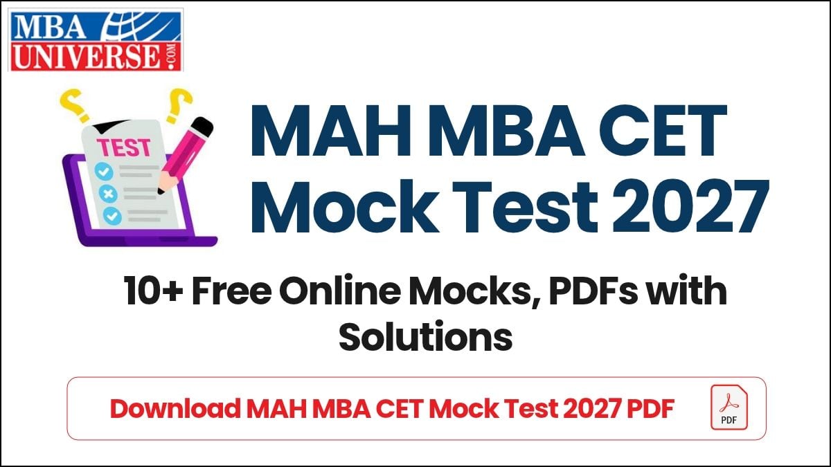 MAH MBA CET Mock Test 2027