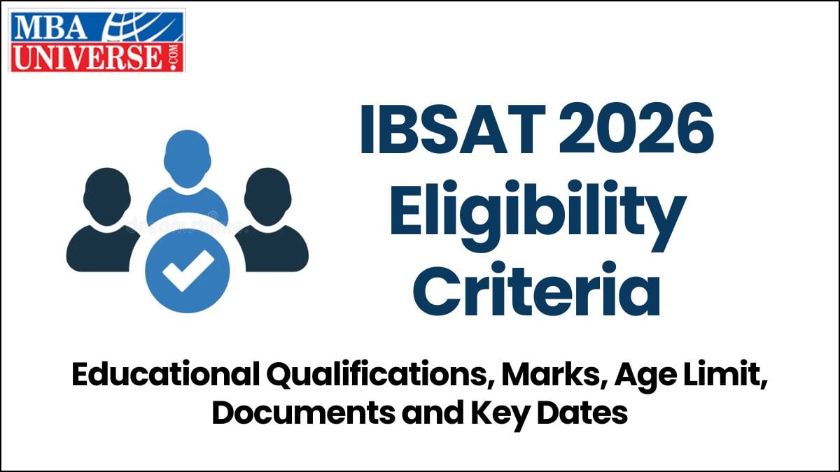 IBSAT 2026 Eligibility Criteria