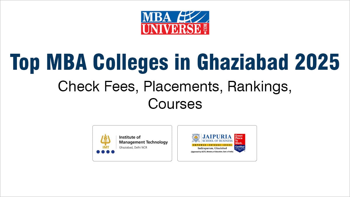 MBA Colleges in Ghaziabad 2025