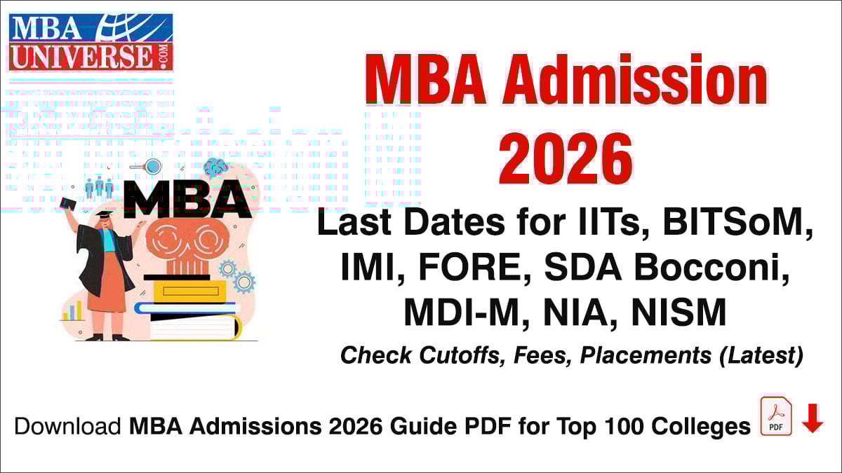 MBA Admission 2026