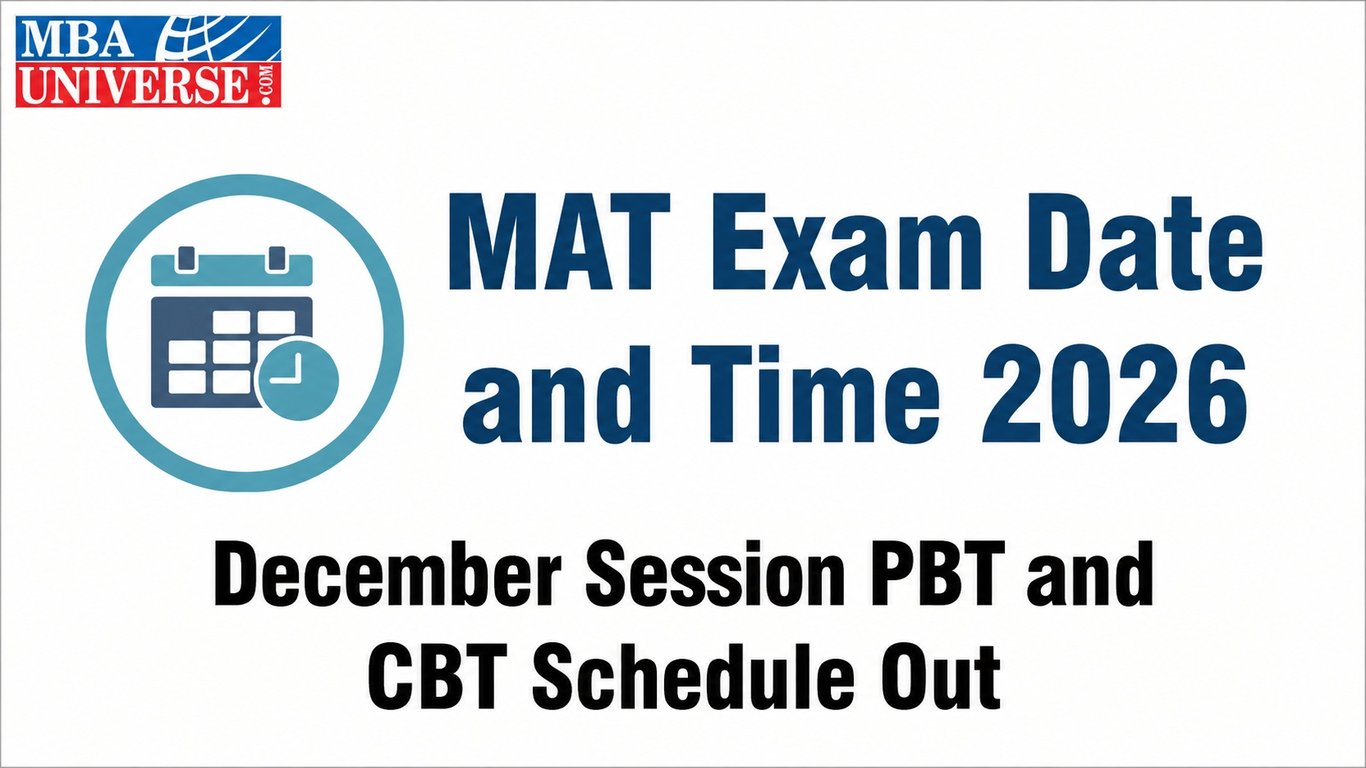 MAT Exam Date and Time 2026 – December Session PBT and CBT Schedule Out