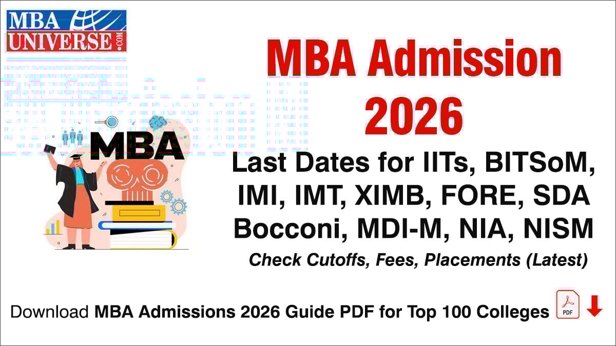 MBA Admission 2026