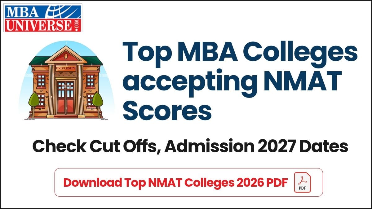 Download Top MBA Colleges accepting NMAT 2026 PDF