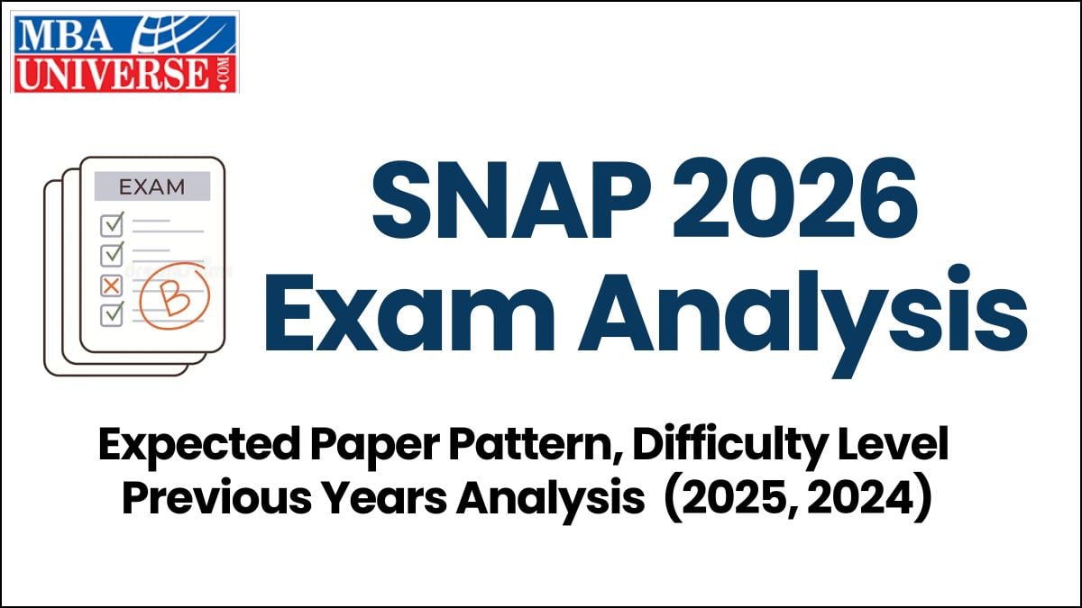SNAP Exam Analysis 2026
