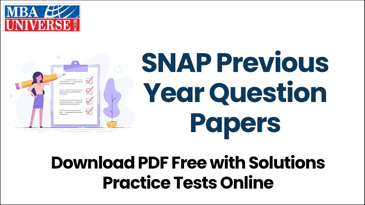 SNAP Previous Year Question Papers
