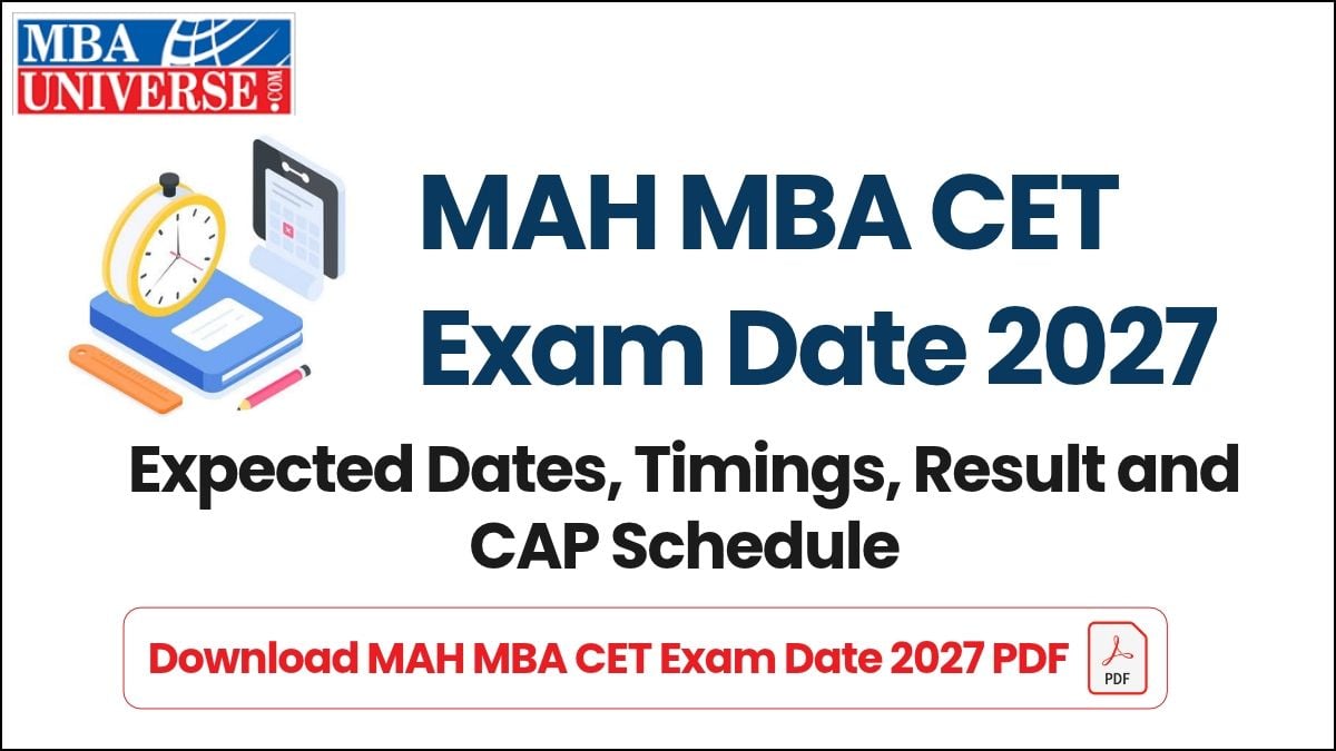 MAH MBA CET Exam Date 2027: Overview