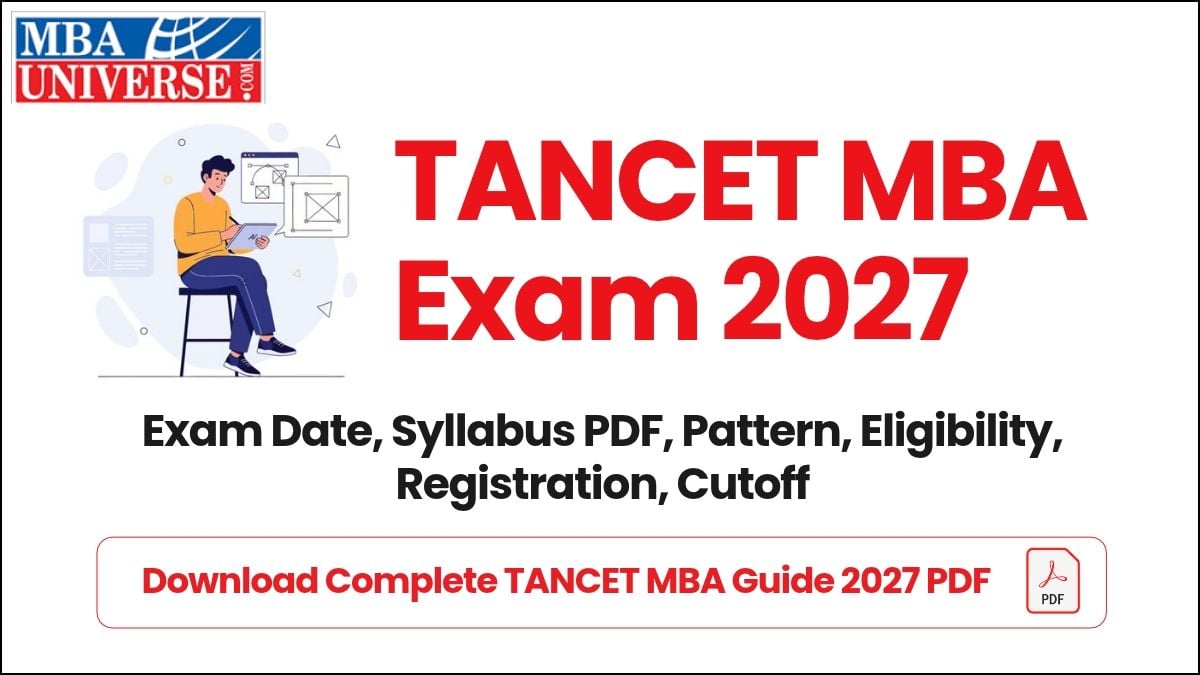 TANCET MBA Exam 2027