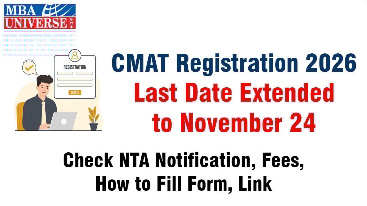 CMAT Registration 2026: Revised Last Date (Nov 24)