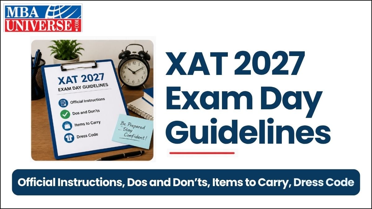 XAT 2027 Exam Day Guidelines