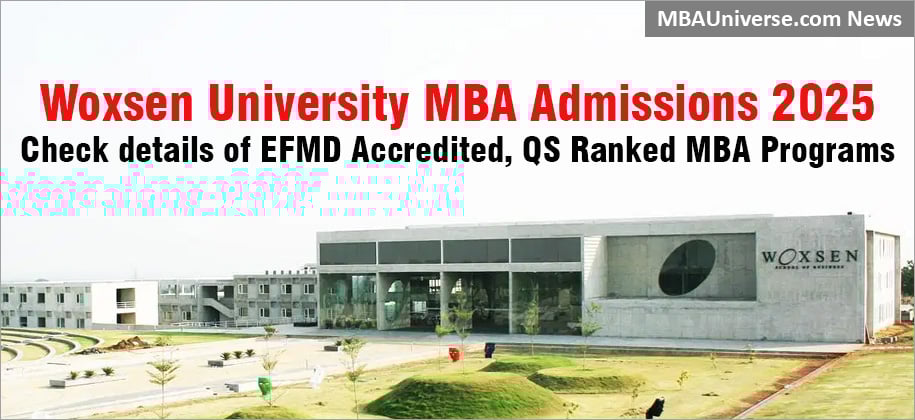 Woxsen University MBA Admissions 2025