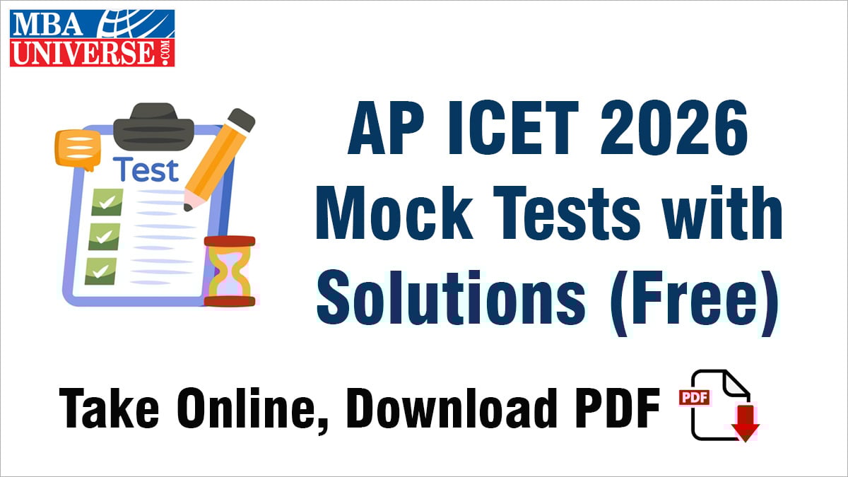 AP ICET 2026 Mock Test with Answers