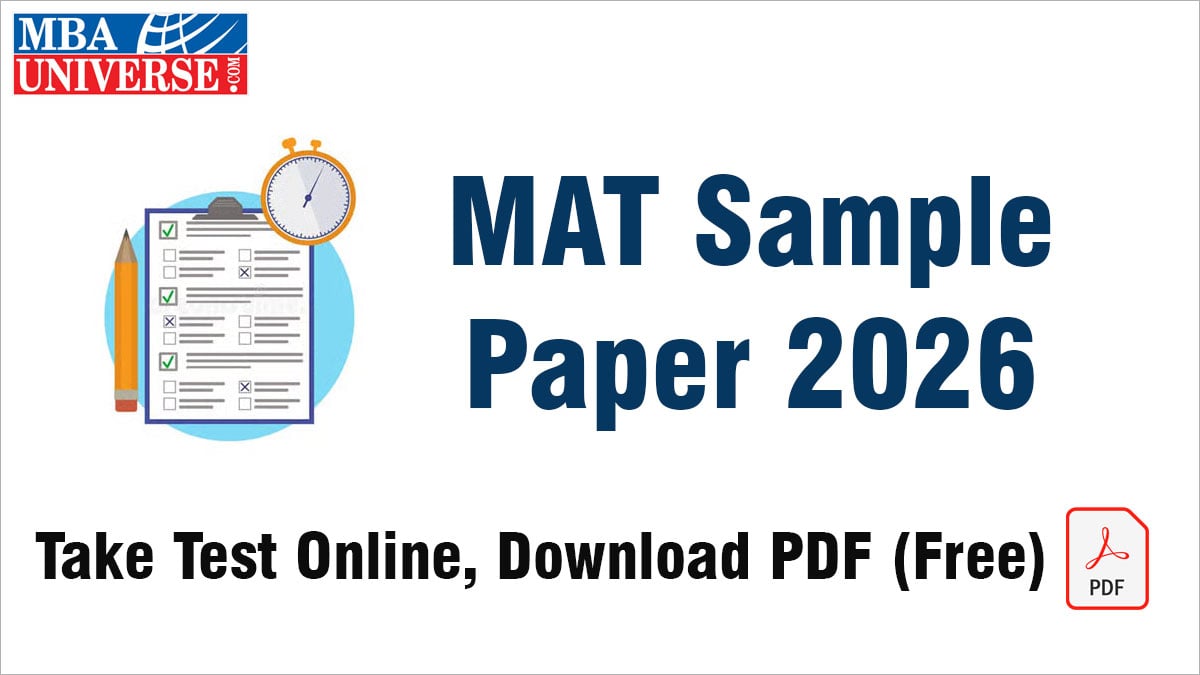 MAT Sample Paper 2026