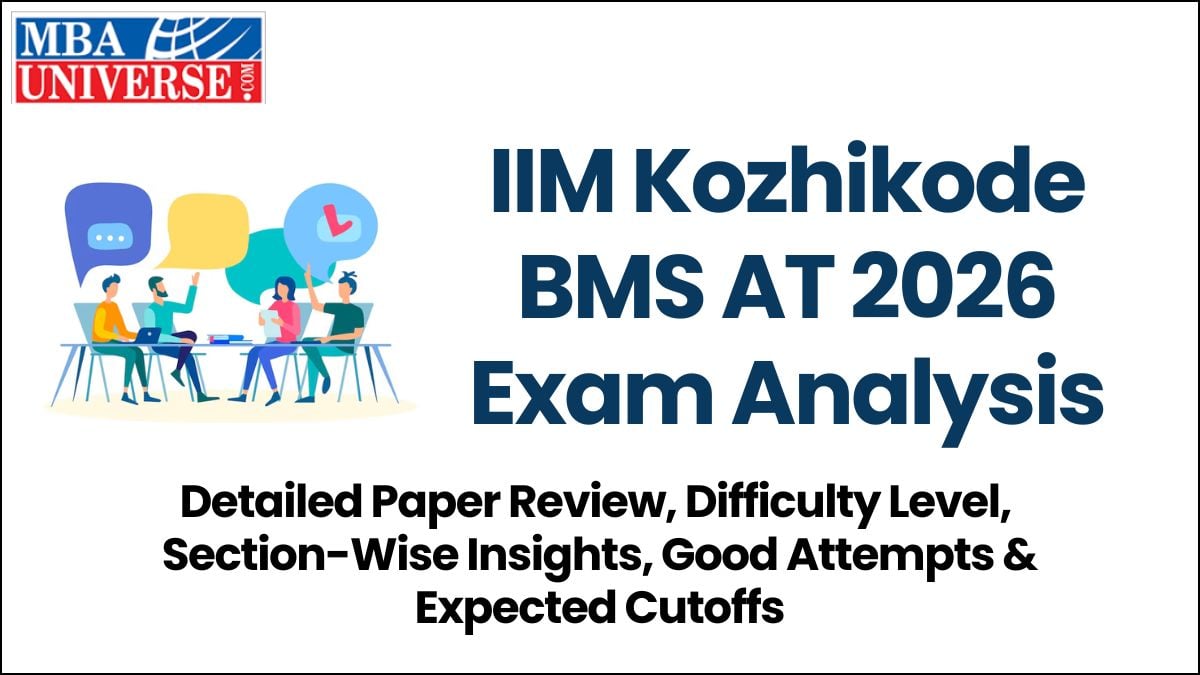 IIM Kozhikode BMS AT 2026 Exam Analysis