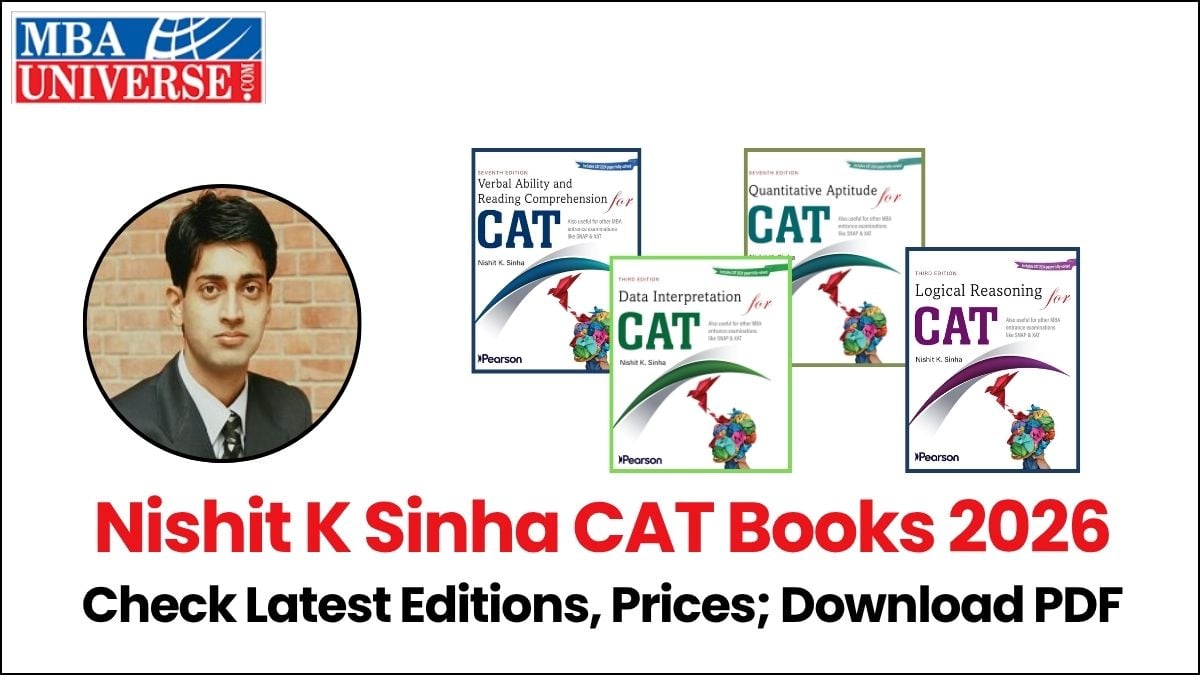 Nishit K Sinha CAT Books 2026