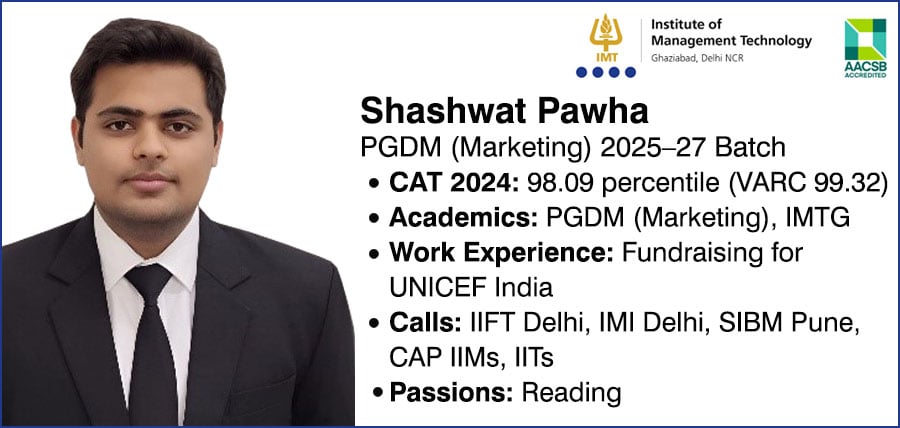 Shashwat Pawha IMT ghaziabad
