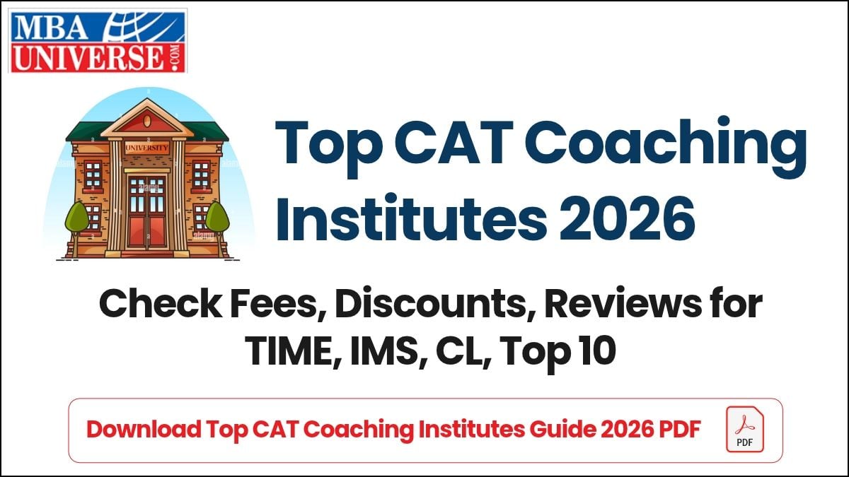 Download Top CAT Coaching Institutes Guide 2026 PDF