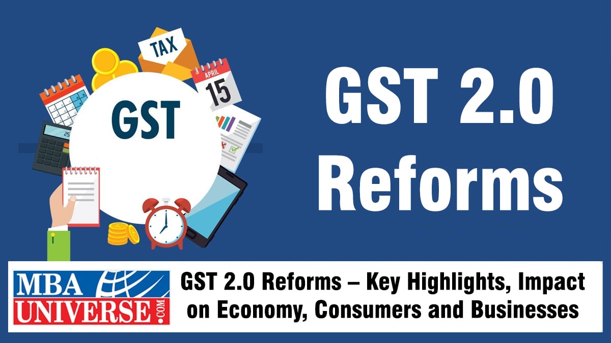 GST 2.0 reforms – rationale, key changes, and impact on economy and consumers