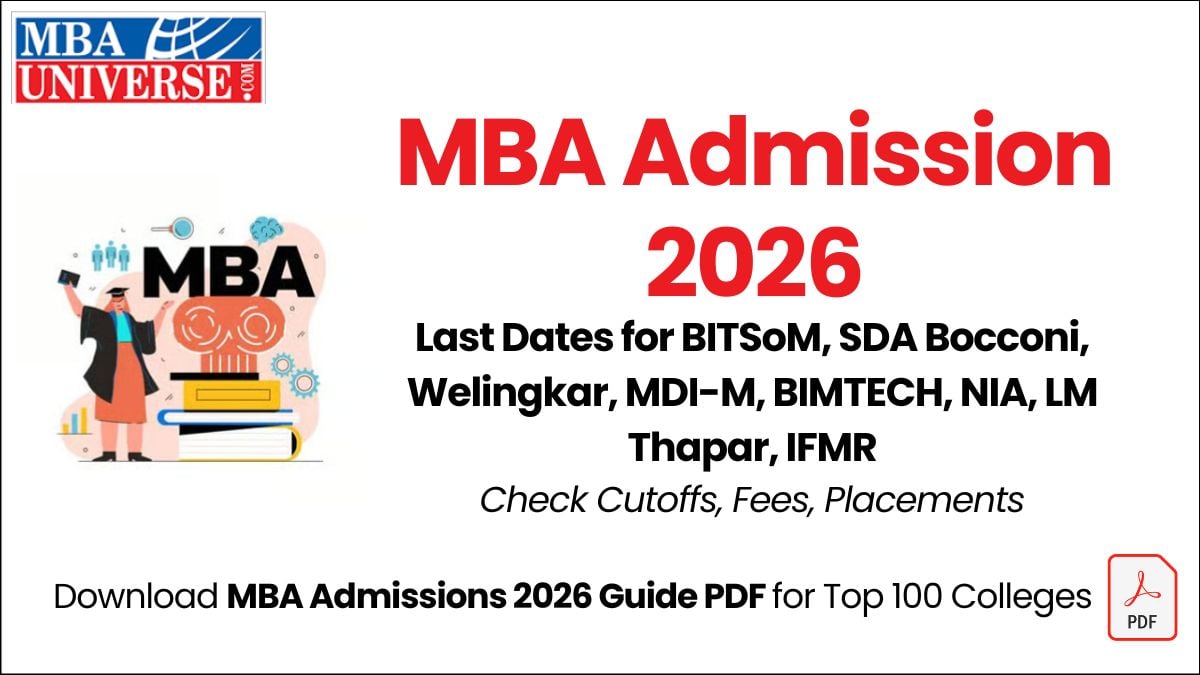 MBA Admission 2026