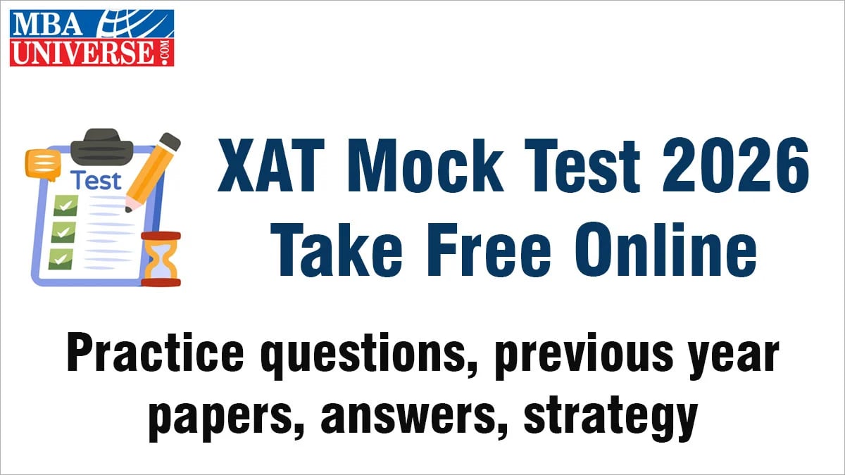 xat mock test 2026 take free online practice tests with answers previous year papers tips strategy