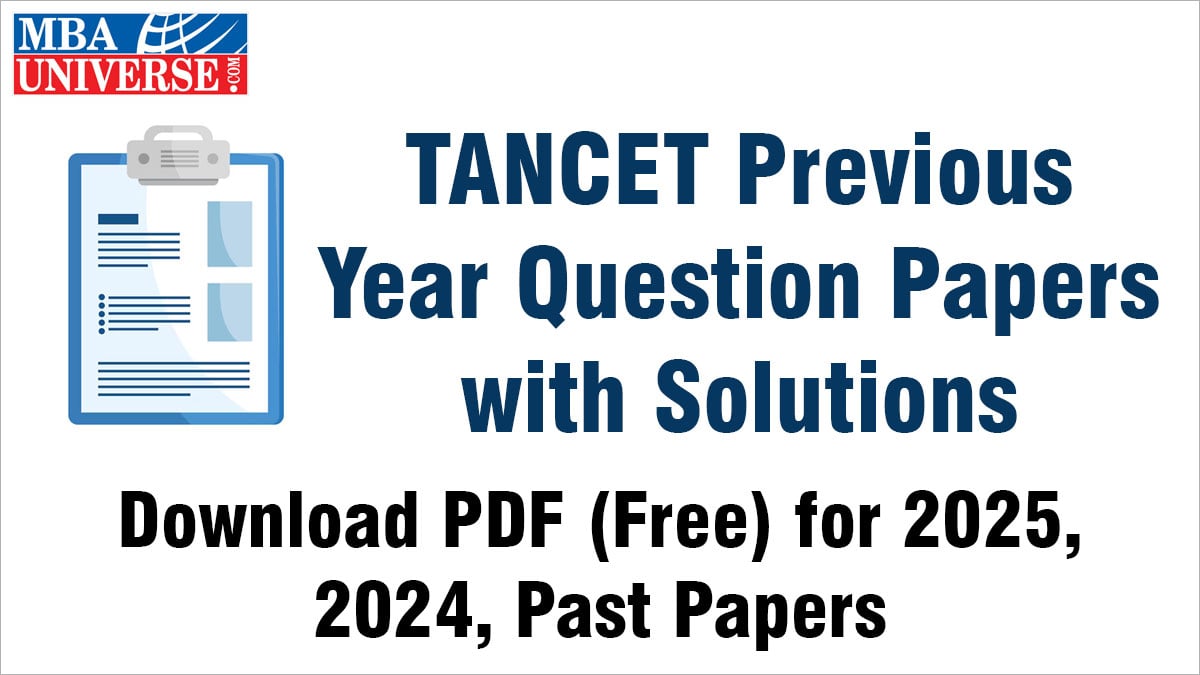 TANCET Previous Year Question Papers with Solutions