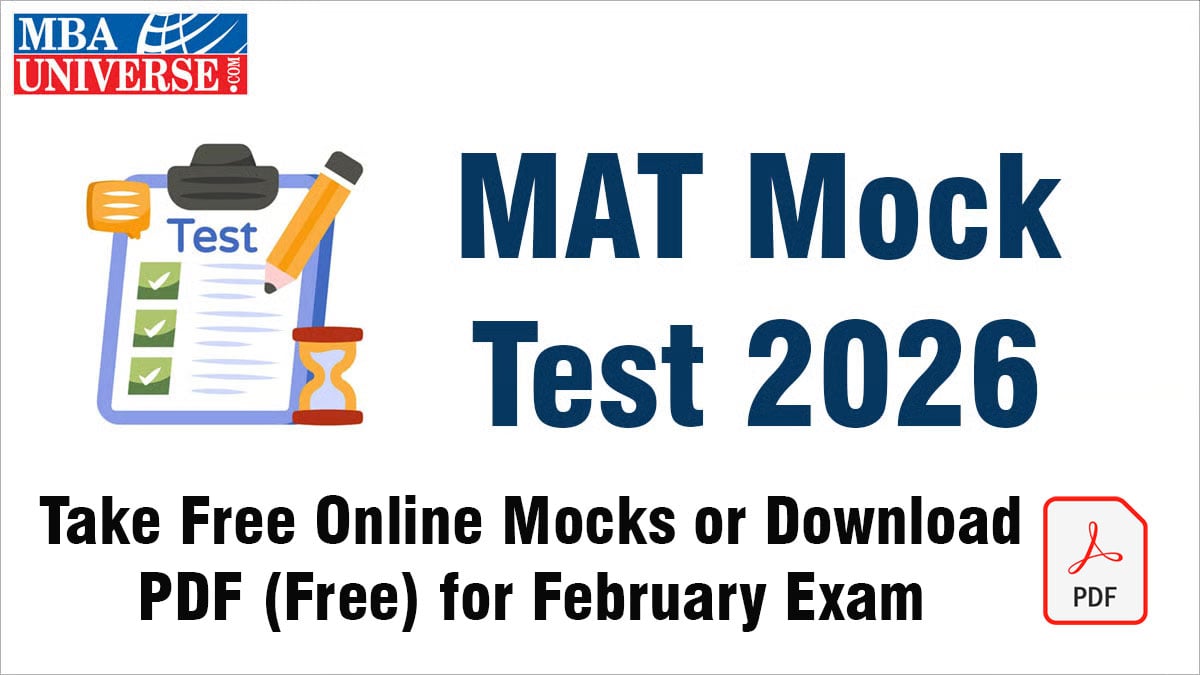 MAT Mock Test 2026