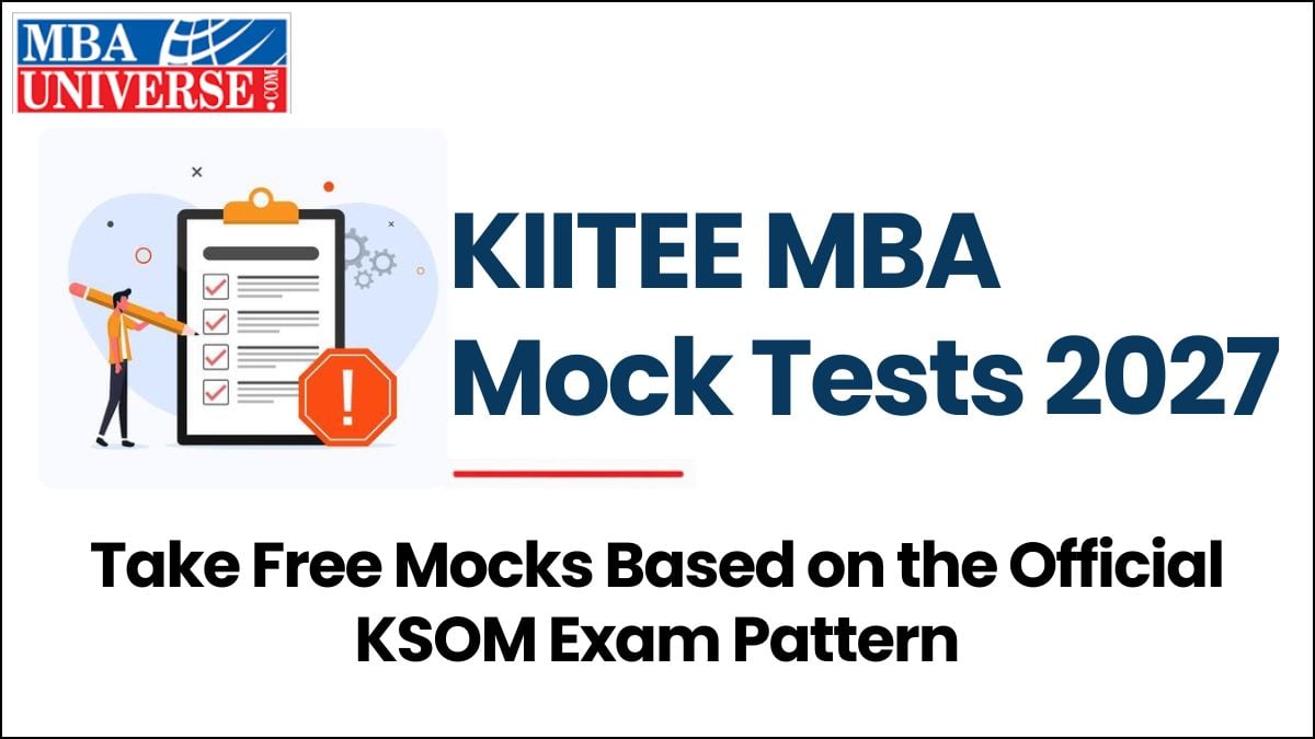 KIITEE MBA Mock Tests 2027