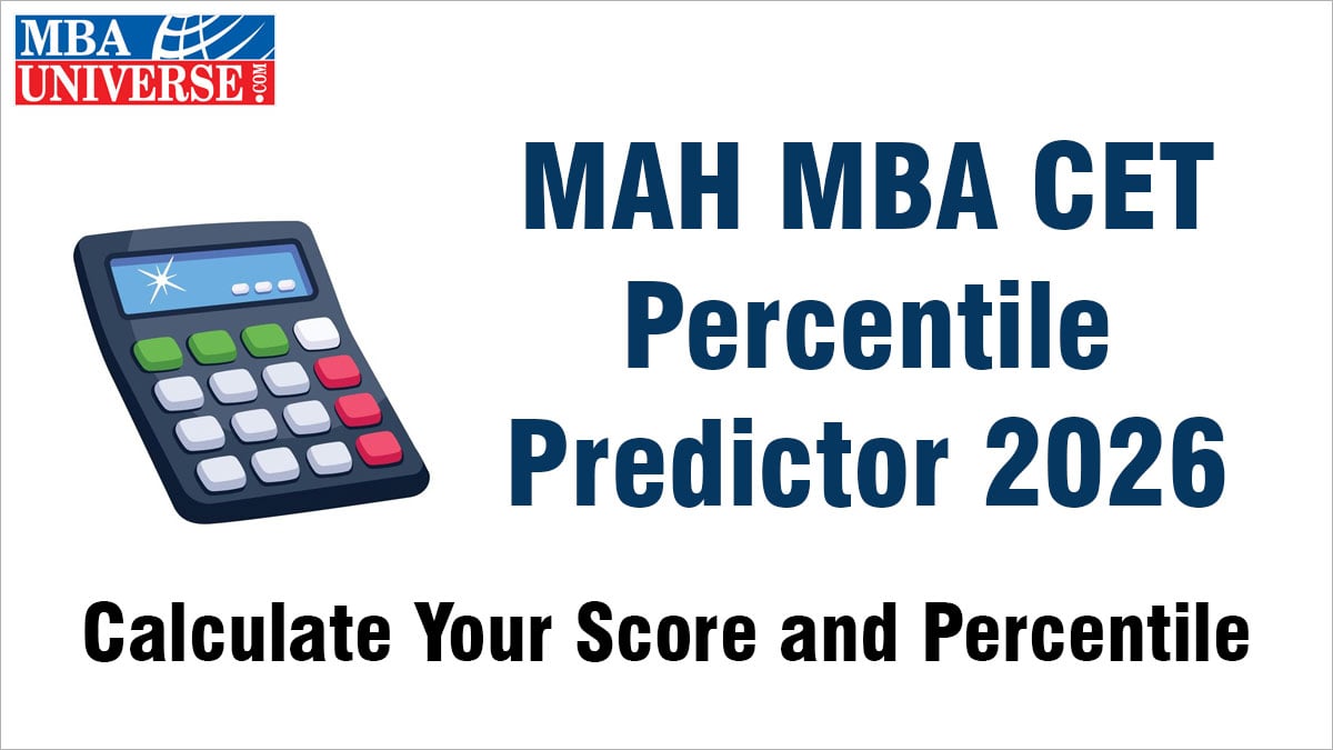 MAH MBA CET Percentile Predictor 2026