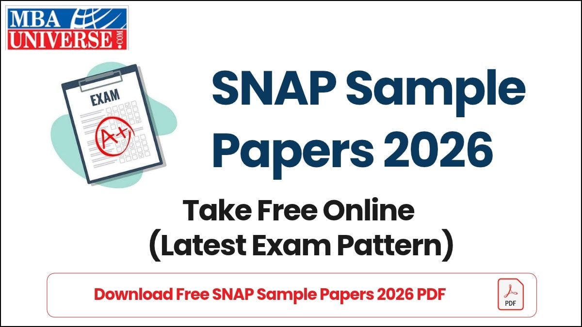 Download Free SNAP Sample Papers 2026 PDF
