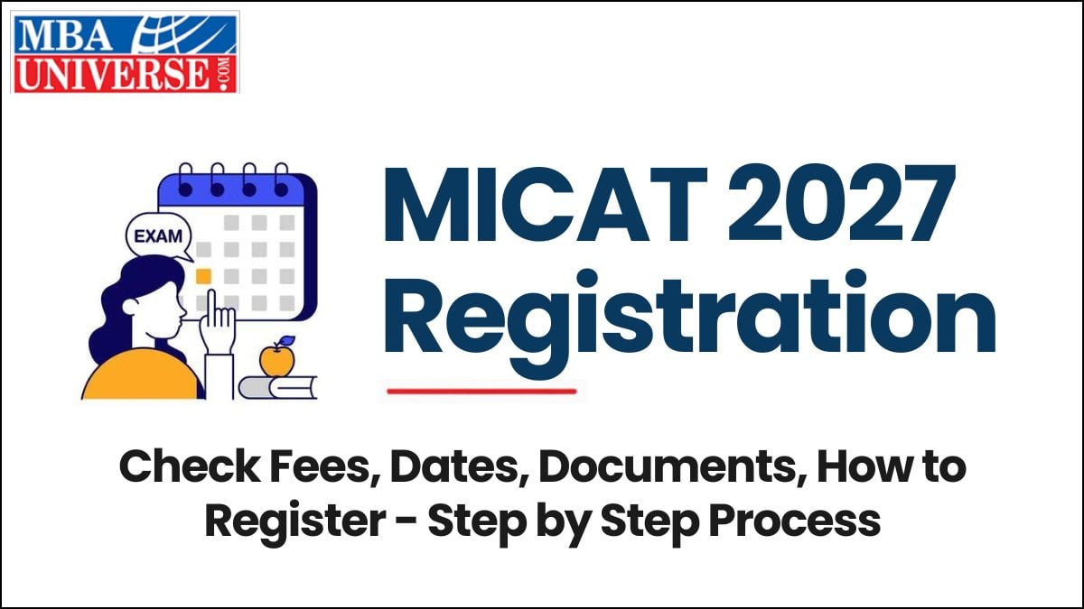 MICAT 2027 Registration & Application Form: Steps, Fees, Dates & Documents