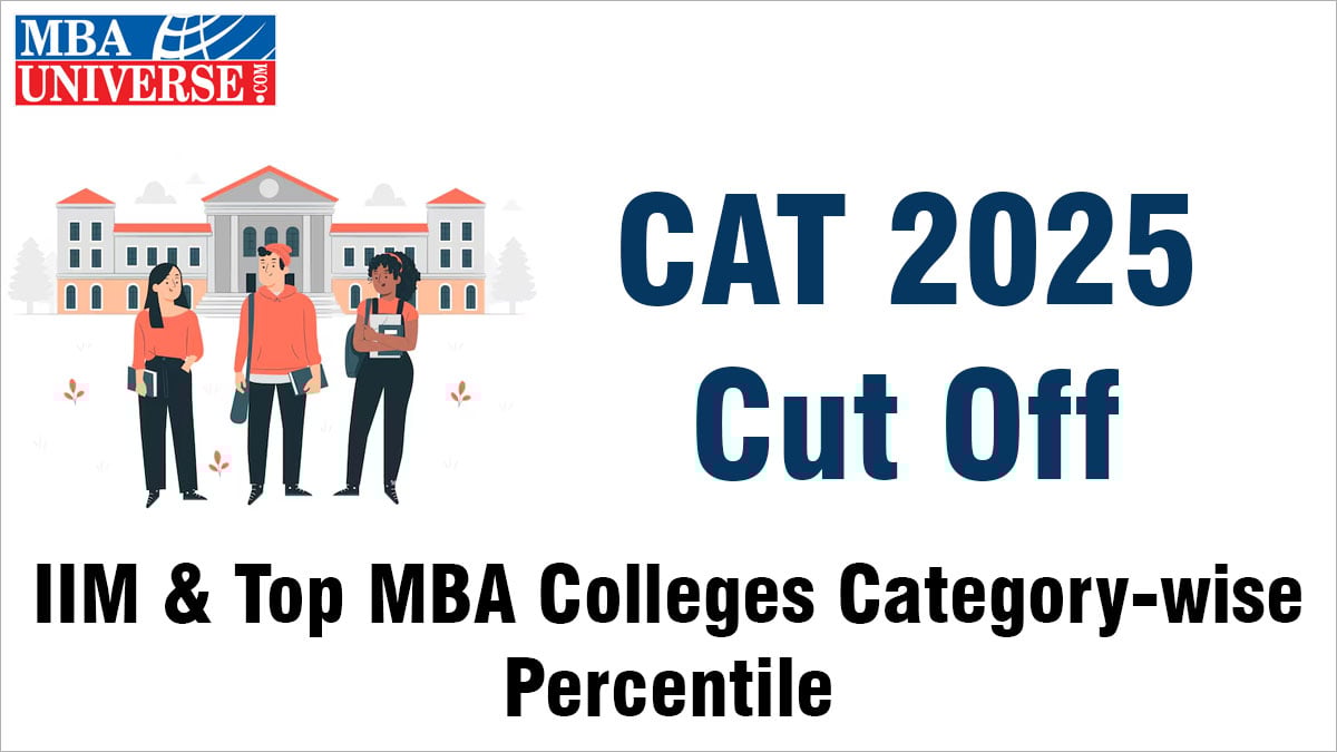 cat 2025 cut off list showing category wise iim cutoff and expected percentile for top non iim mba colleges for admission 2026