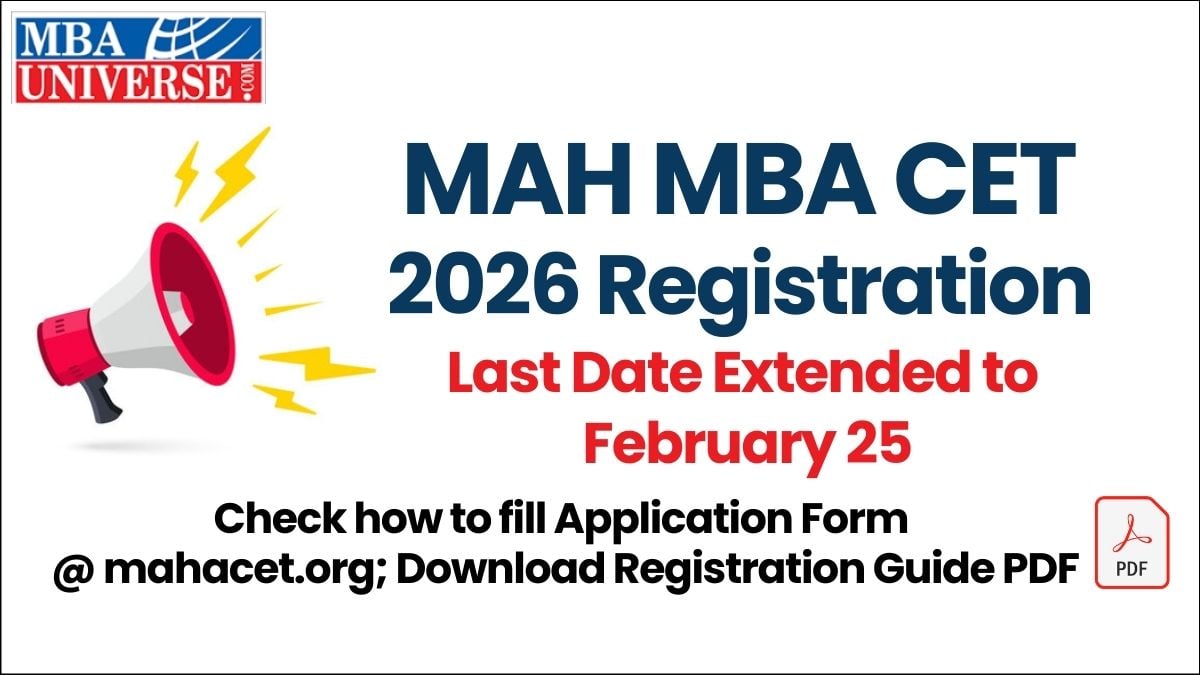 MAH MBA CET Registration 2026