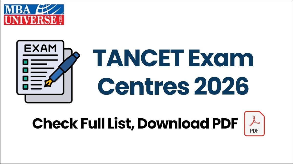 TANCET Exam Centres 2026