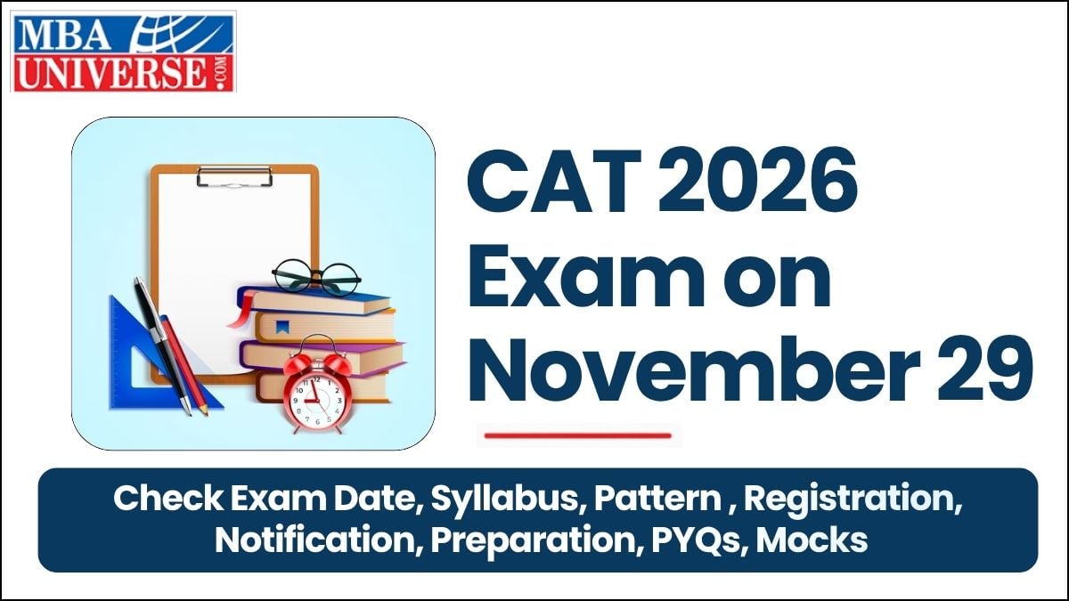 CAT 2026 Exam Date, Pattern and Syllabus