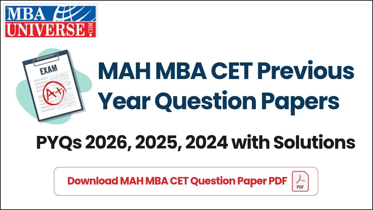MAH MBA CET Question Paper