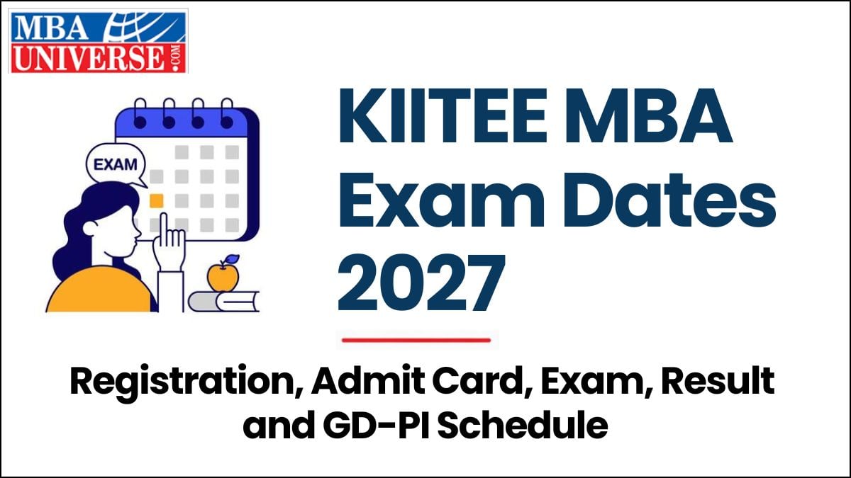 KIITEE MBA Exam Dates 2027 