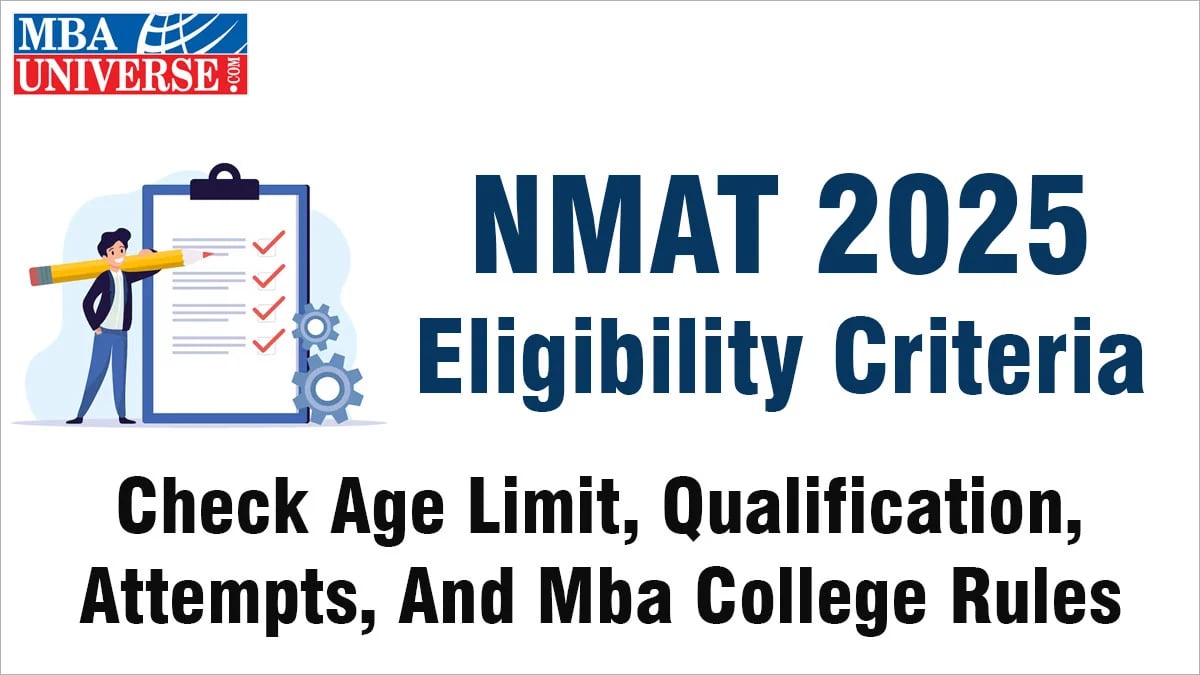 nmat 2025 eligibility criteria including age limit, educational qualification, attempts, and mba college requirements