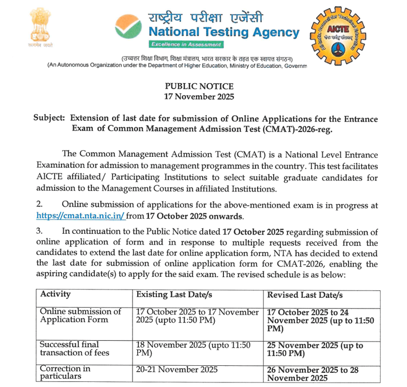 CMAT Registration 2026 