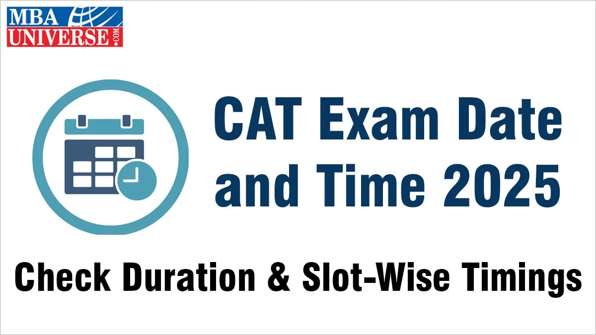 cat exam date and time 2025 with duration and time limit for three slots morning afternoon and evening including exam day instructions