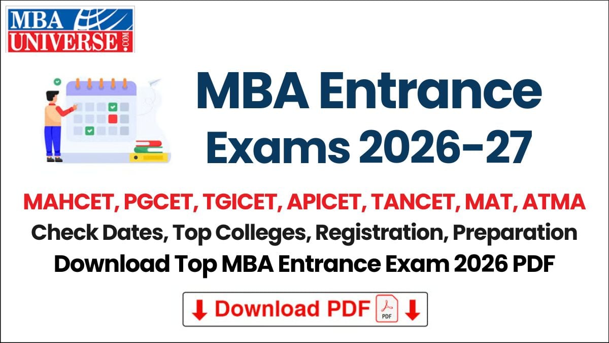 MBA Entrance Exams 2026