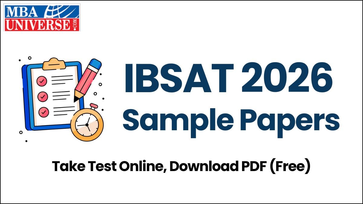 IBSAT Sample Papers with Solutions 2026