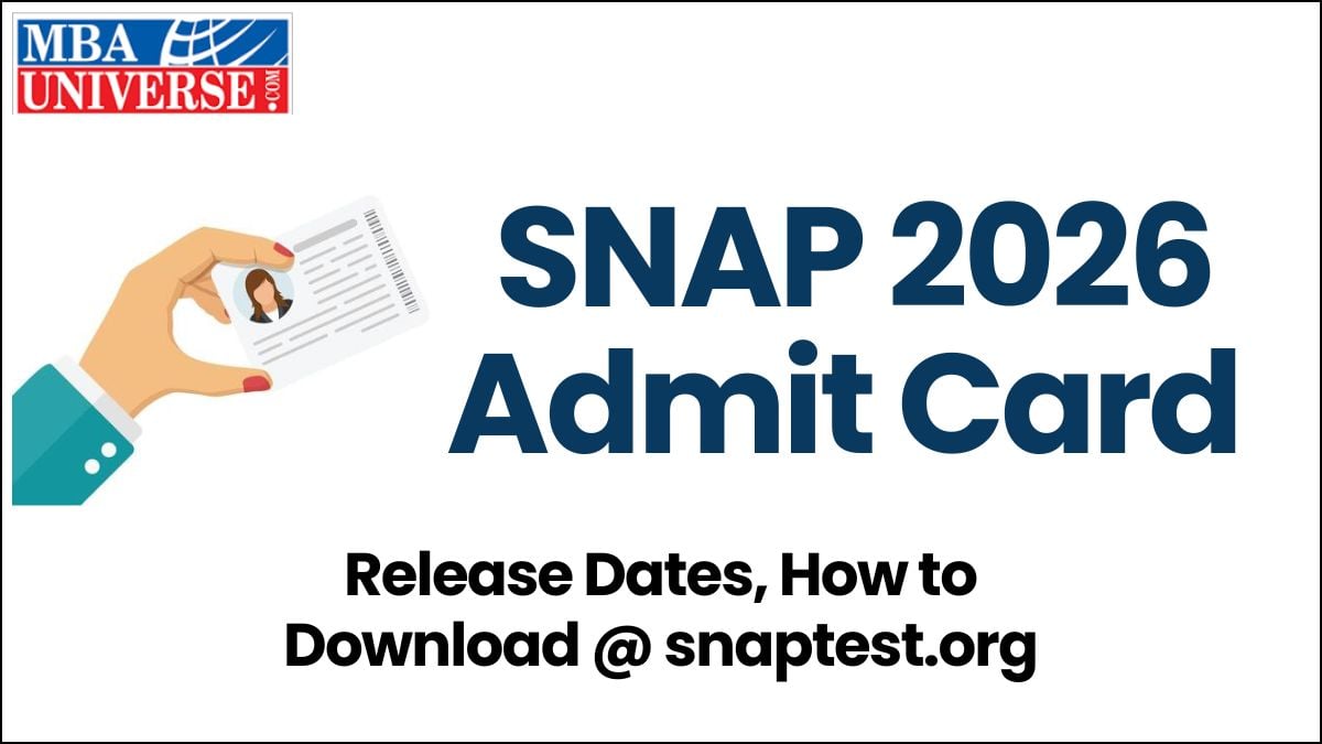 SNAP Admit Card 2026: