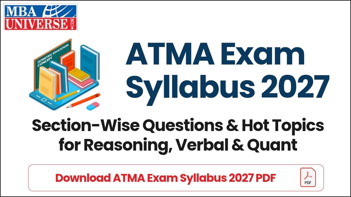 Download ATMA Exam Syllabus 2027 PDF