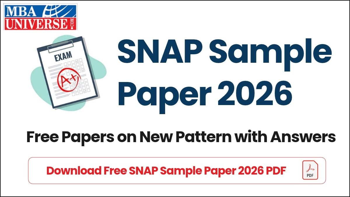 SNAP Sample Paper 2026