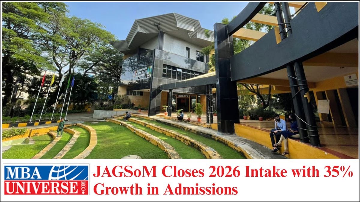 JAGSoM Admissions 2026: 35% Application Growth 
