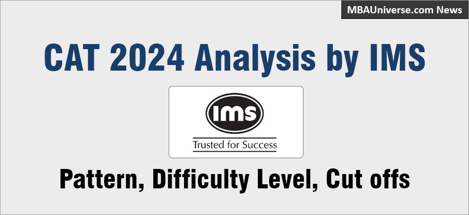 CAT 2024 Analysis by IMS Coaching