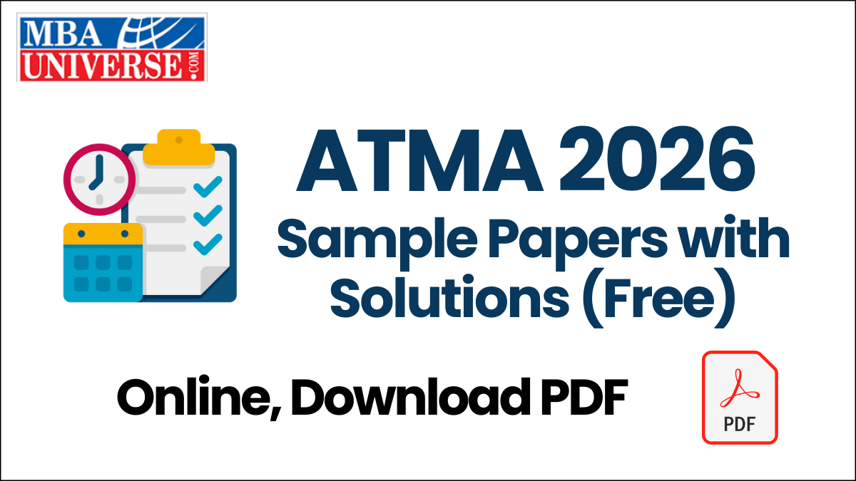 ATMA Sample Papers with Solutions 2026