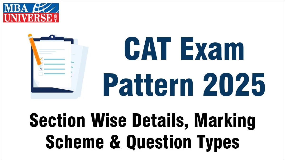 cat exam pattern 2025 with section wise details on varc dilr and quantitative aptitude including marking scheme question types and total duration