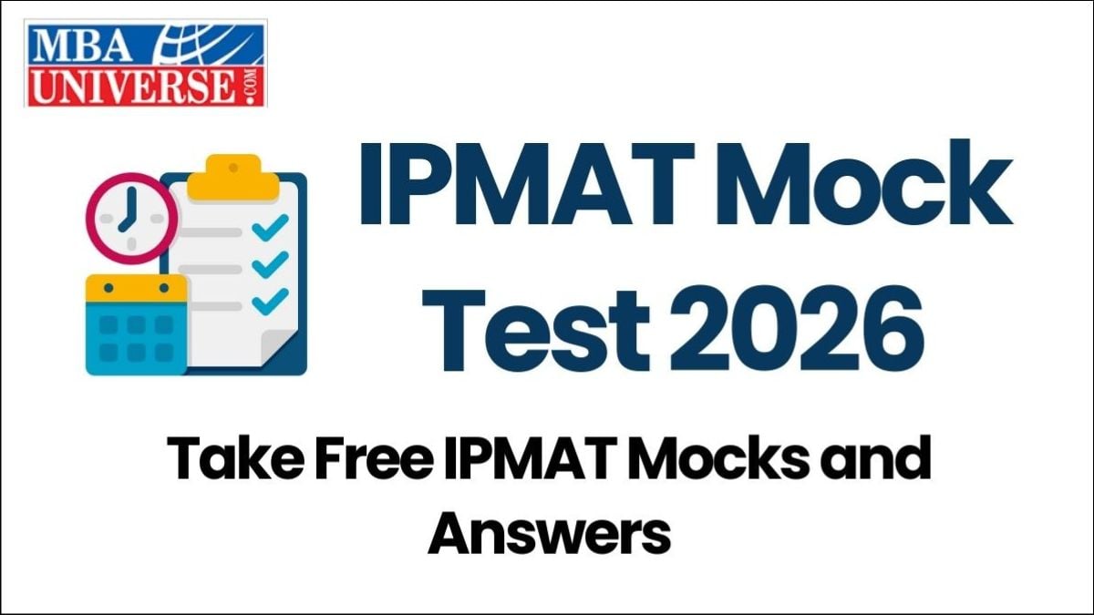 IPMAT Mock Test 2026: Take Free IPMAT Mocks and Answers