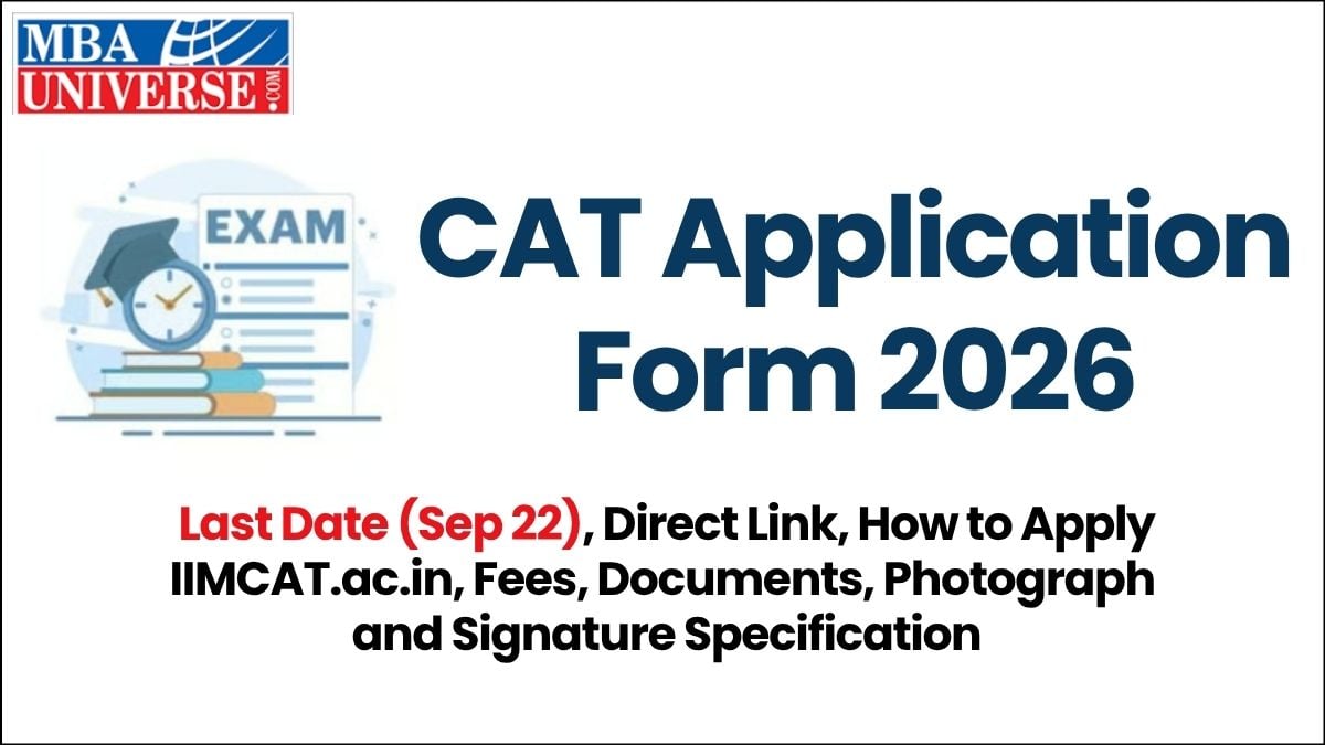 CAT Application Form 2026